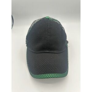 Burberry Baseball Cap Netted Size Small Black And Green